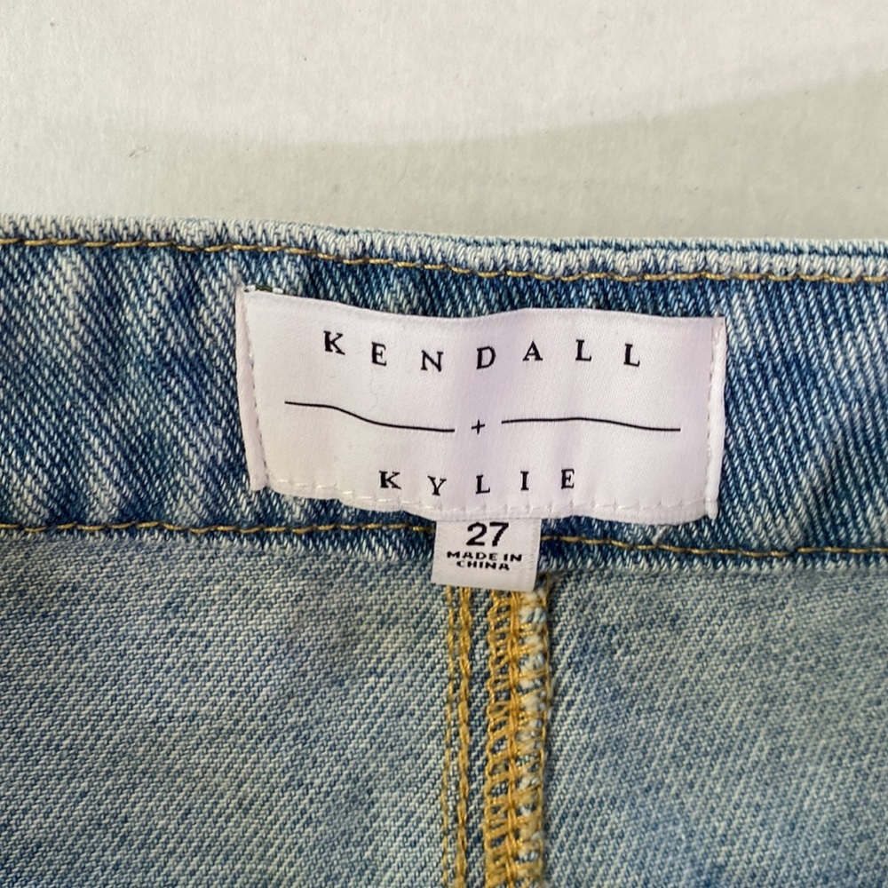 Kendall & Kylie for PacSun Zip up Denim Skirt - Picture 2 of 4